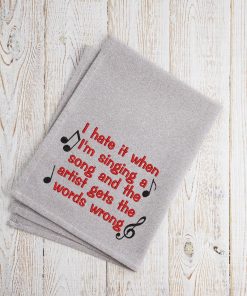 Artist gets the words wrong Embroidery Design