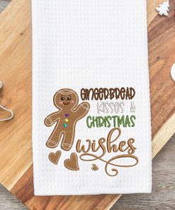 Gingerbread Kisses 2020 Embroidery Design