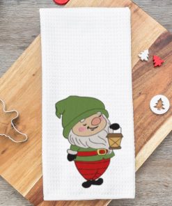 Gnome Lantern Embroidery Design