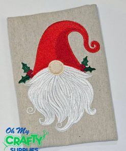 Santa Gnome 1120 Embroidery Design