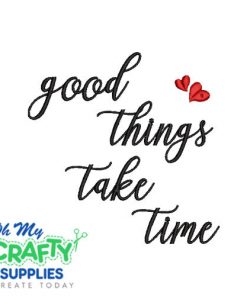Good things 626 Embroidery Design