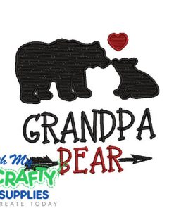 Grandpa Bear 1220 Embroidery Design