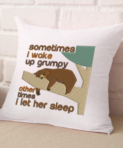 Wake Up Grumpy Bear (HER VERSION) Embroidery Design
