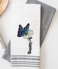 Happiness Daisy Flower Embroidery Design