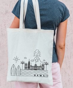 Hawaii Drawing Embroidery Design