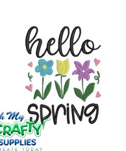 Hello Spring 21924 Embroidery Design