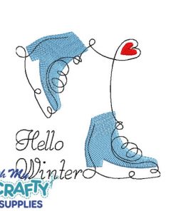 Hello Winter 105 Embroidery Design