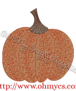 Henna Pumpkin Embroidery Design