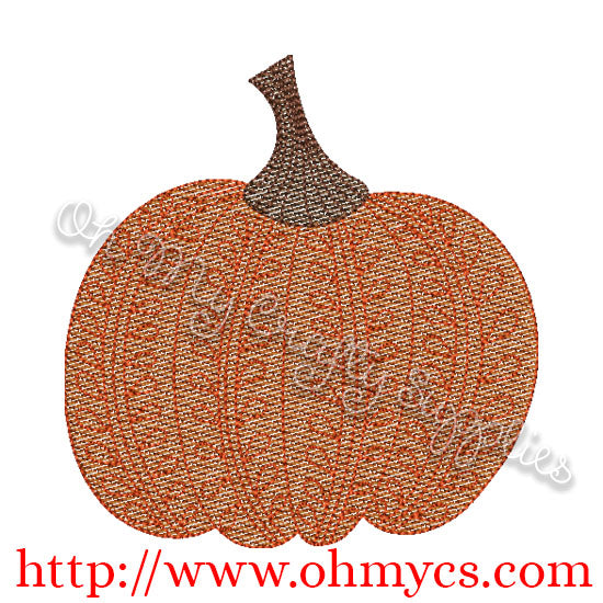 Henna Pumpkin Embroidery Design