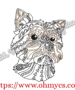 Henna Yorkshire Embroidery Design