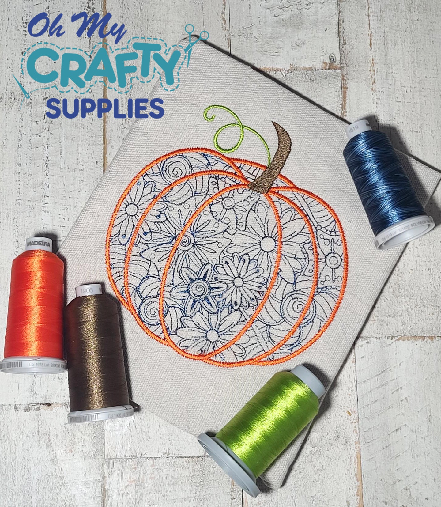 Henna Pumpkin 81521 Embroidery Design