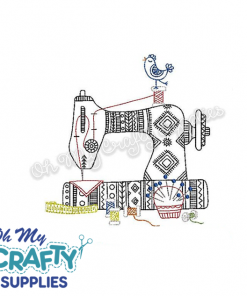 Aztec Henna Sewing Machine Embroidery Design