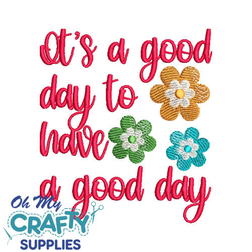 Good day 42522 Embroidery Design