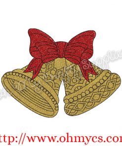 Holiday Bells Embroidery Design