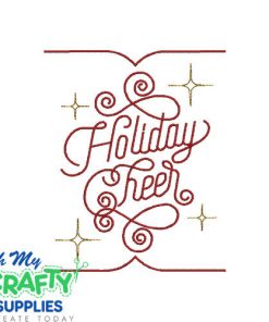 Holiday Cheer 123 Embroidery Design