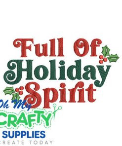 Holiday Spirit 1021 Embroidery Design