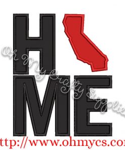 Home California Applique Design