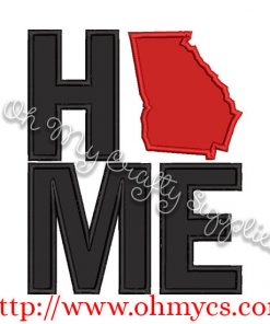 Home Georgia Applique Design