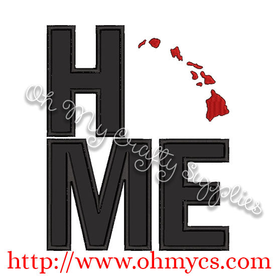 Home Hawaii Applique Design
