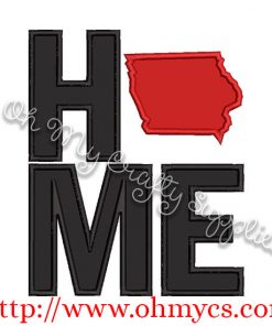 Home Iowa Applique Design