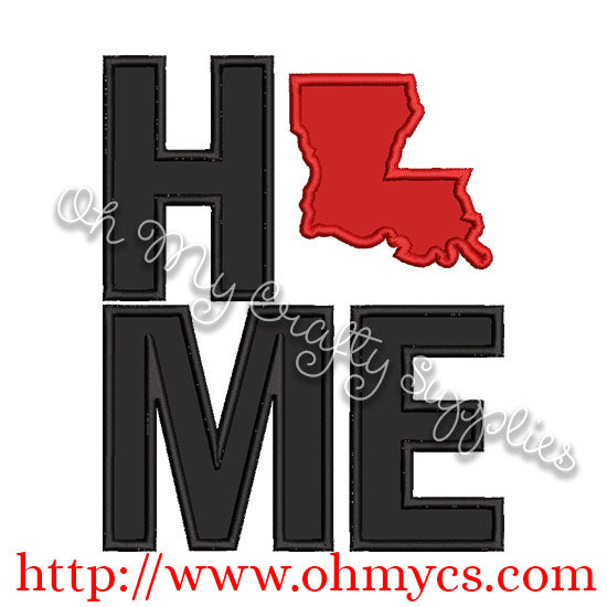 Home Louisiana Applique Design