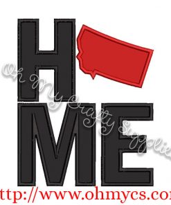 Home Montana Applique Design