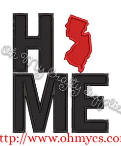 Home New Jersey Applique Design