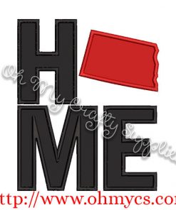 Home North Dakota Applique Design