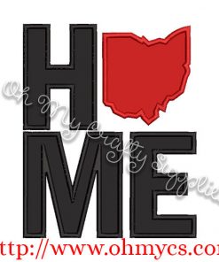 Home Ohio Applique Design