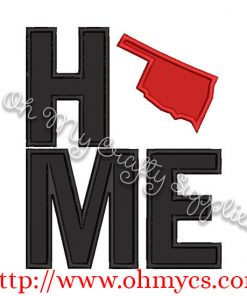 Home Oklahoma Applique Design