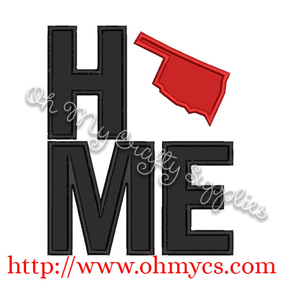 Home Oklahoma Applique Design