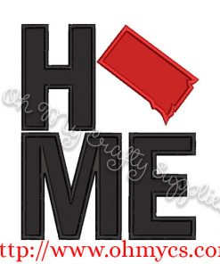 Home South Dakota Applique Design