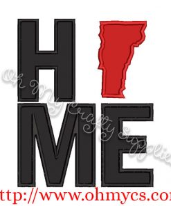 Home Vermont Applique Design