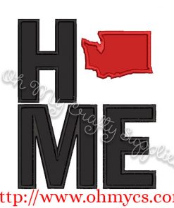 Home Washington Applique Design