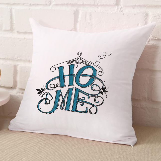 Home House Embroidery Design