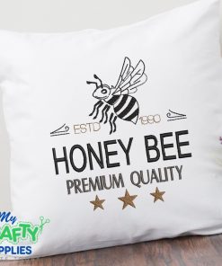 Honey Bee Premium Embroidery Design