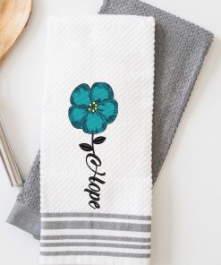 Hope Flax Flower Embroidery Design