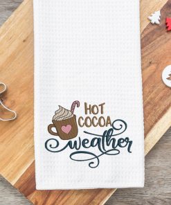 Hot Cocoa Weather 2020 Embroidery Design