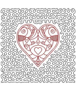 Heart Quilt Pattern Design