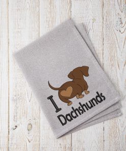 I Heart Dachshunds 2020 Embroidery Design
