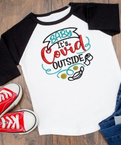 It's Covid Outside Embroidery Design
