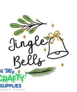 Jingle Bells 1016 Embroidery Design