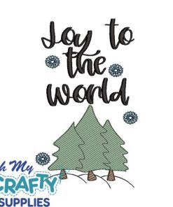 Joy to the World 1128 Embroidery Design