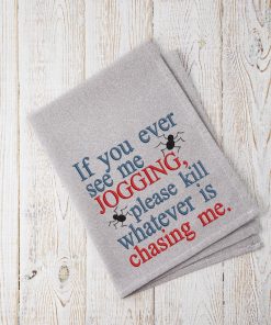 Kill Whatever is Chasing Embroidery Design