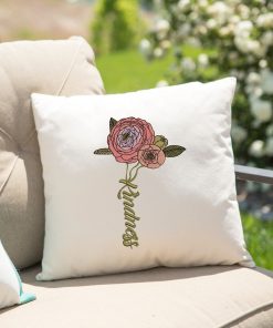 Kindness Flowers Embroidery Design