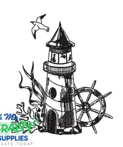 Sketch Lighthouse 52 Embroidery Design