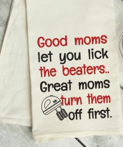 Lick the Beater (great moms) Embroidery Design