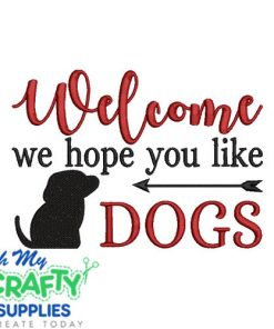 Hope you like Dogs Embroidery Design
