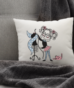 Little Miss Crafty Embroidery Design