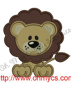 Lion Applique Design